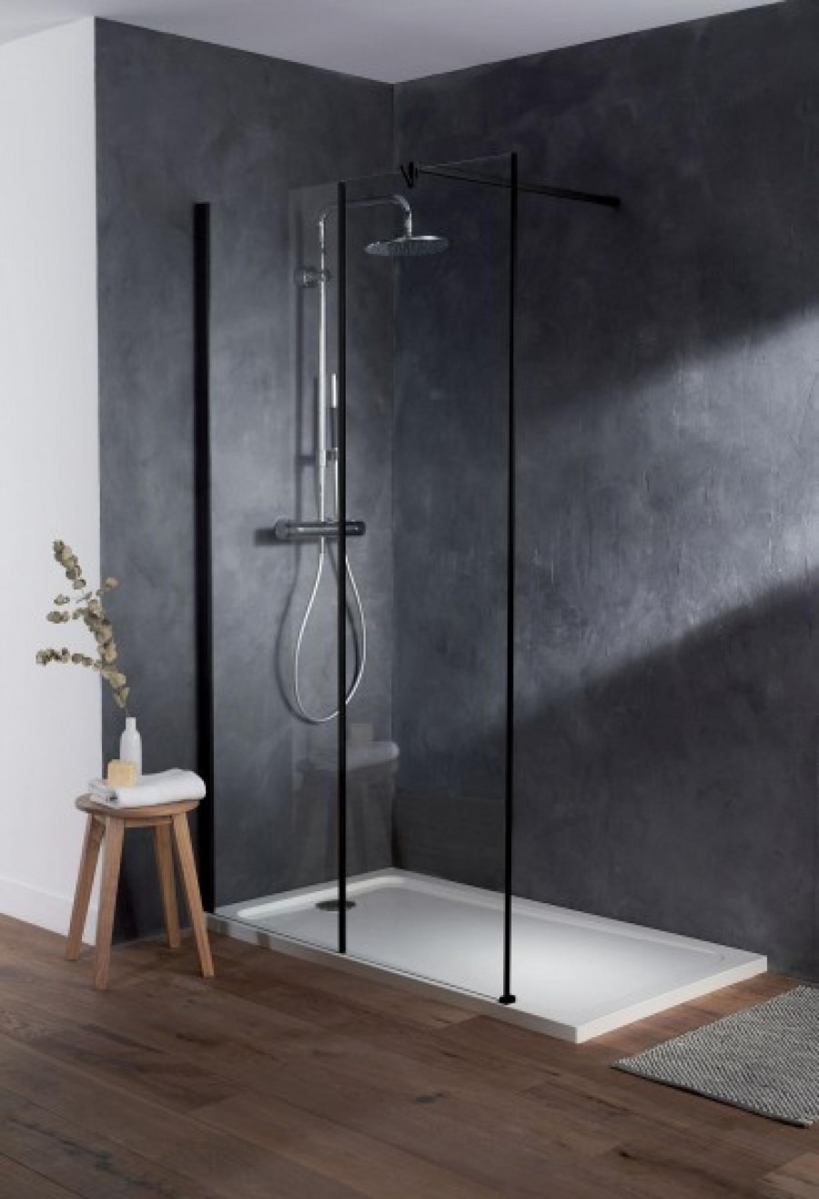 Jacob Delafon ограждение душевое черное