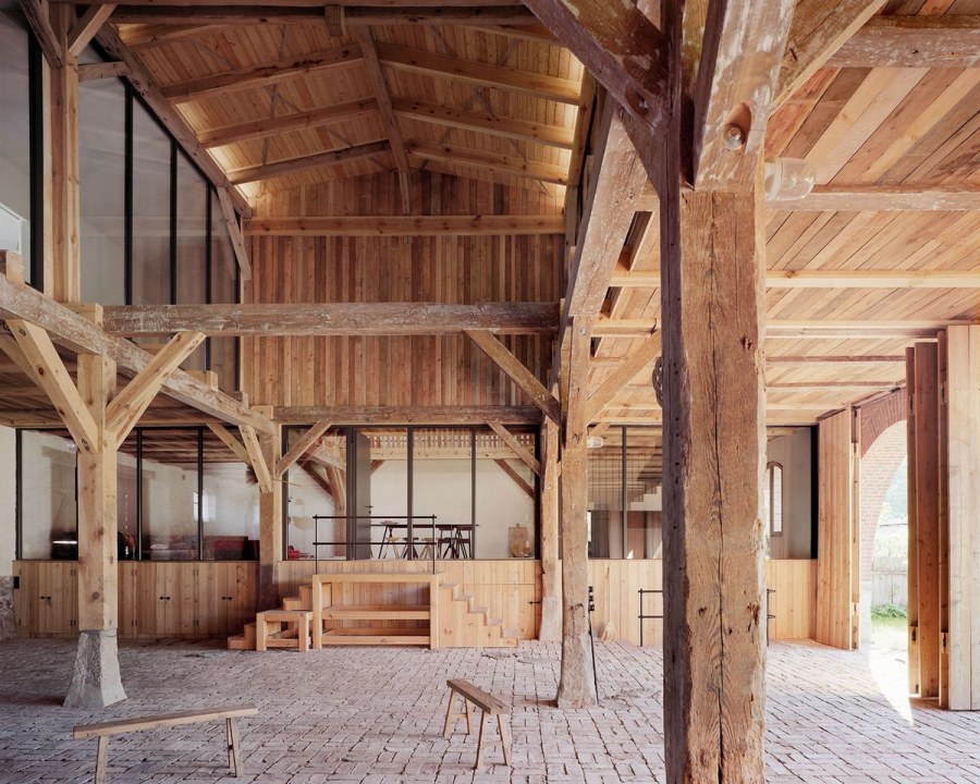 Дом-сарай Barn House фахверк