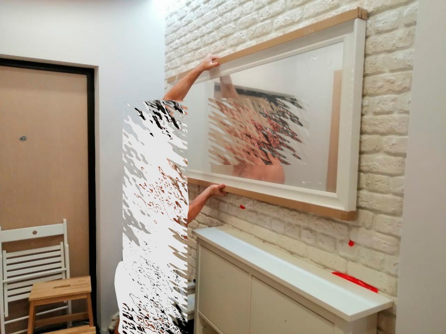 Абстрактная композиция из линий