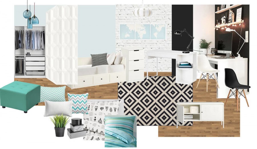 Мудборд Скандинавский стиль