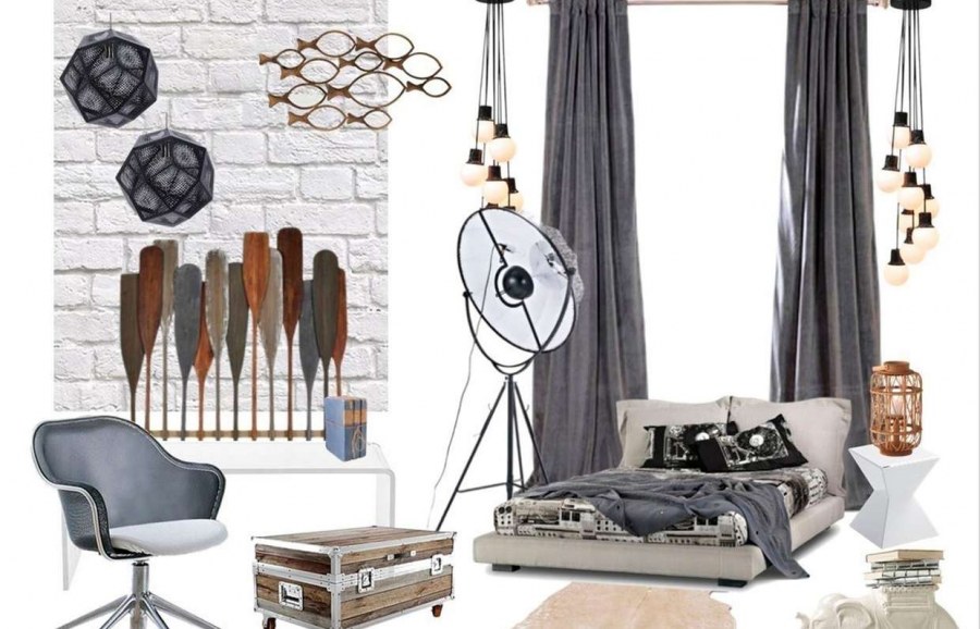 Стилевой коллаж интерьера