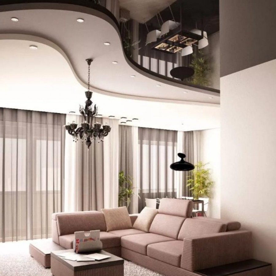 Многоуровневые потолки 2021