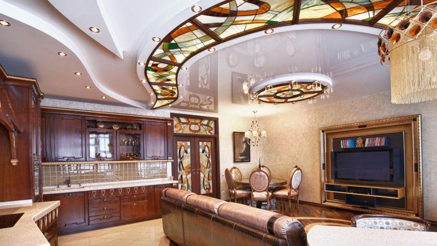 Потолок в стиле Модерн