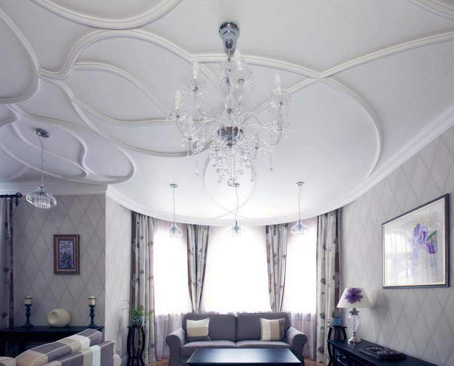 Кухня-гостиная 40 кв.м арт деко