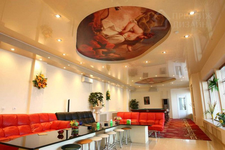 Натяжные потолки с фотопечатью