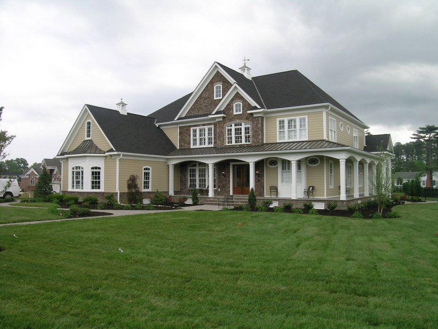 Одна этажный американский дом