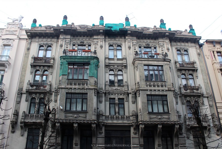 Рижский югендстиль в архитектуре