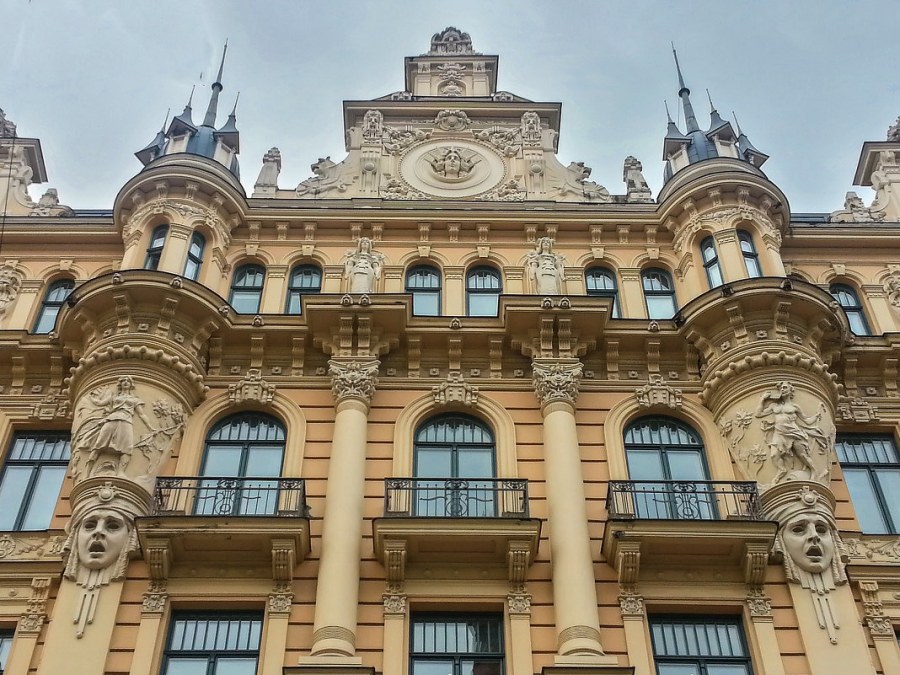 Югендштиль архитектура Рига