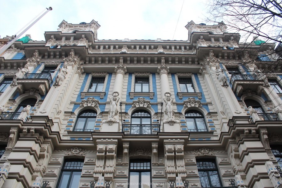 Югендштиль архитектура Рига