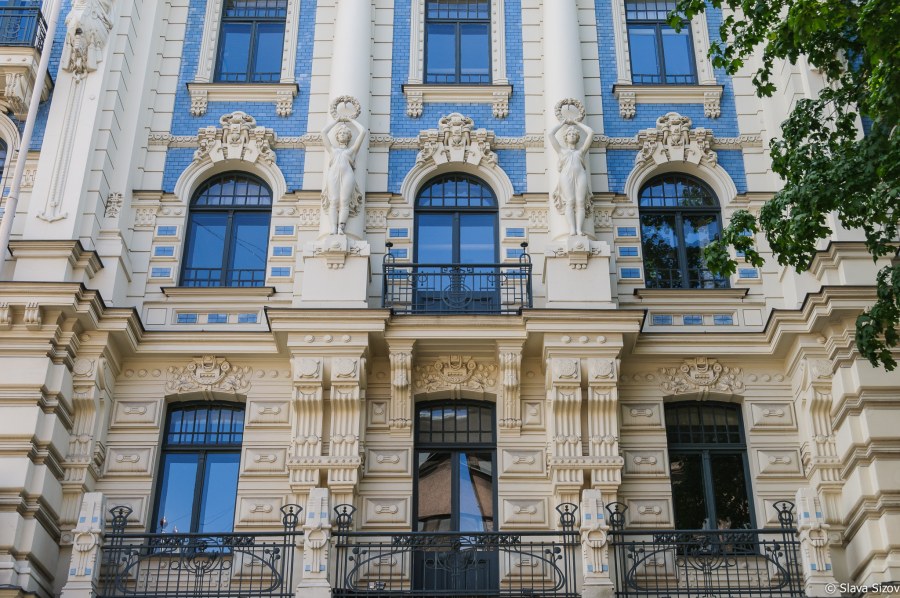 Югендштиль архитектура Рига