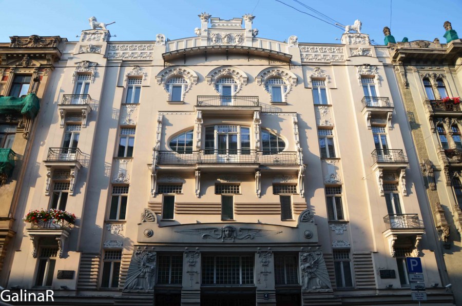 Югендштиль архитектура Рига