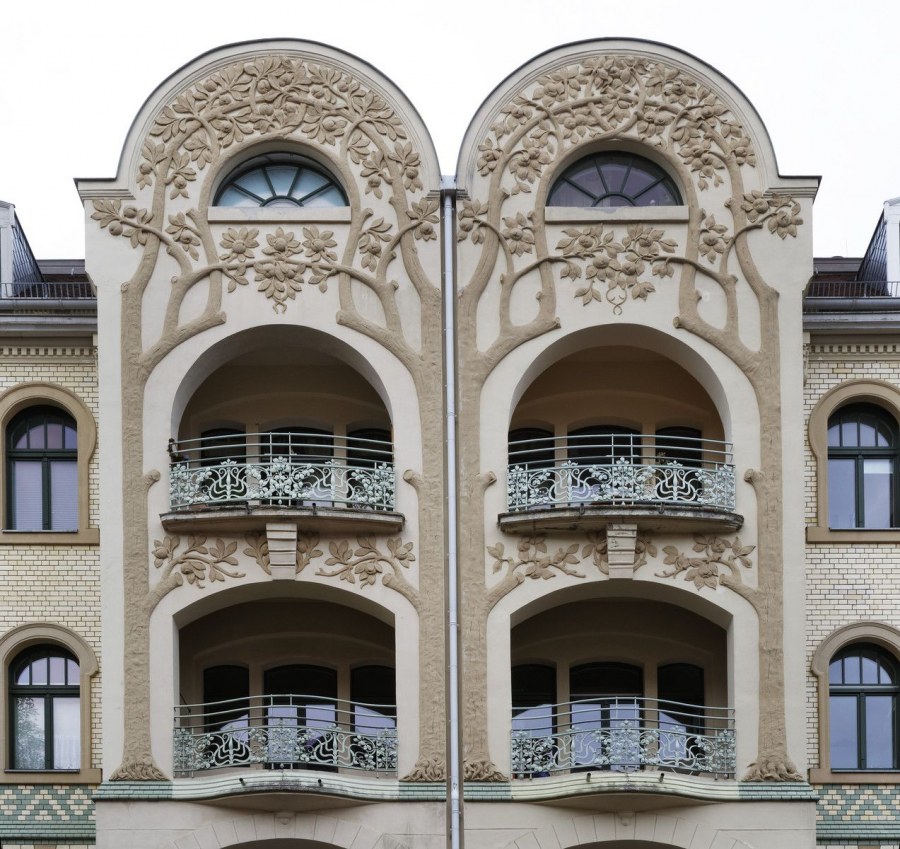 Югендстиль в архитектуре Рига