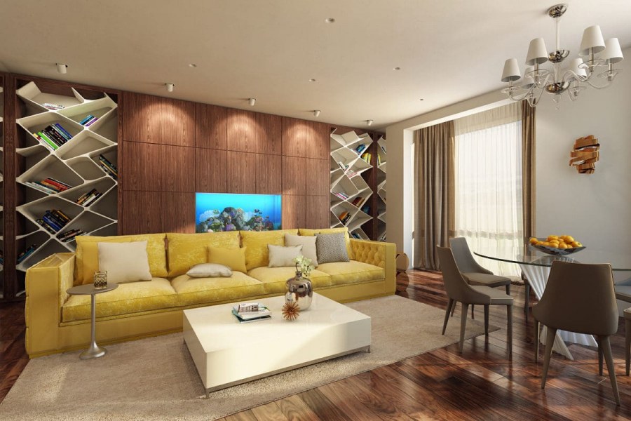 Освещение в гостиной