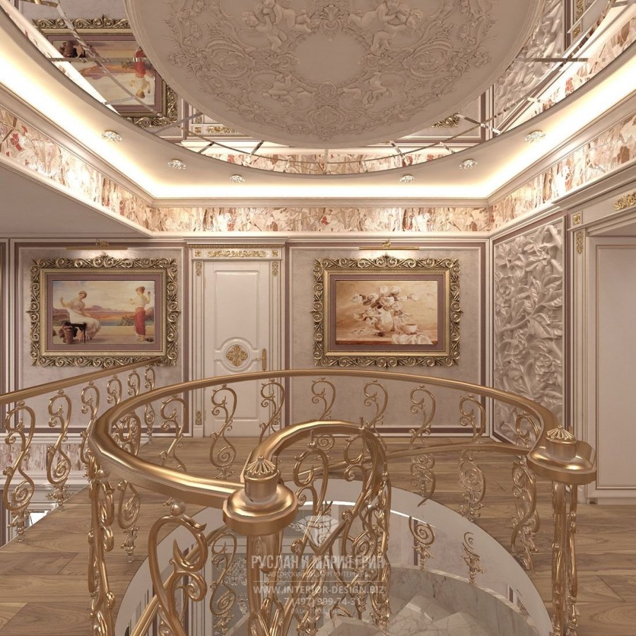 Потолок в стиле классика