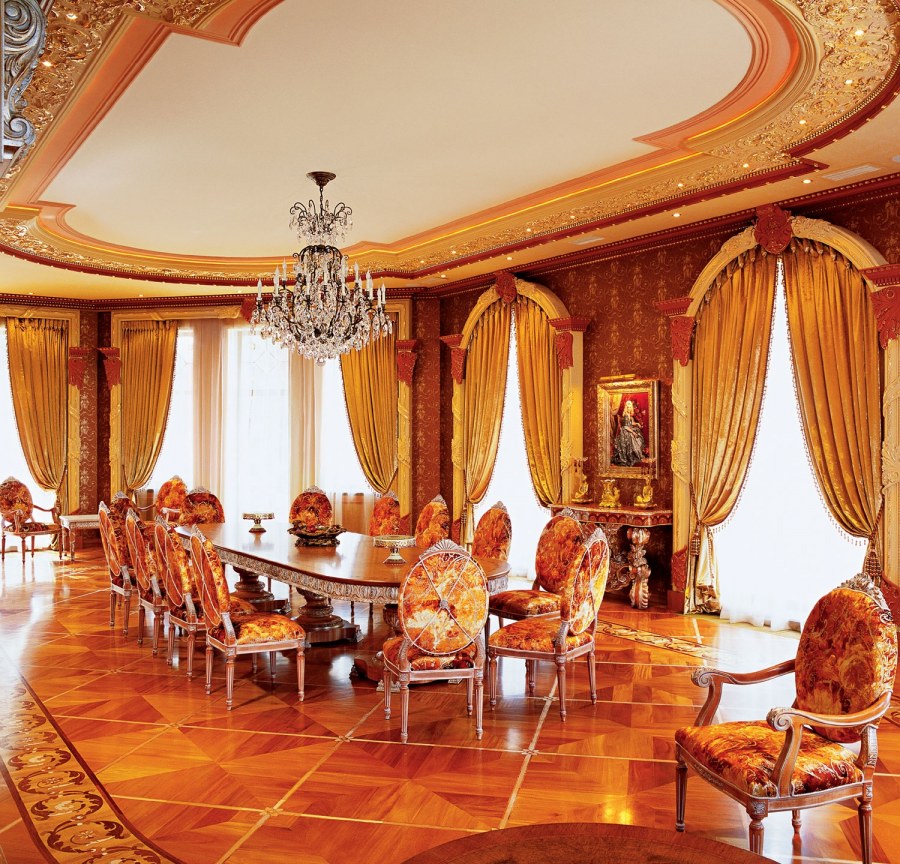 Роскошные интерьеры в дворцовом стиле