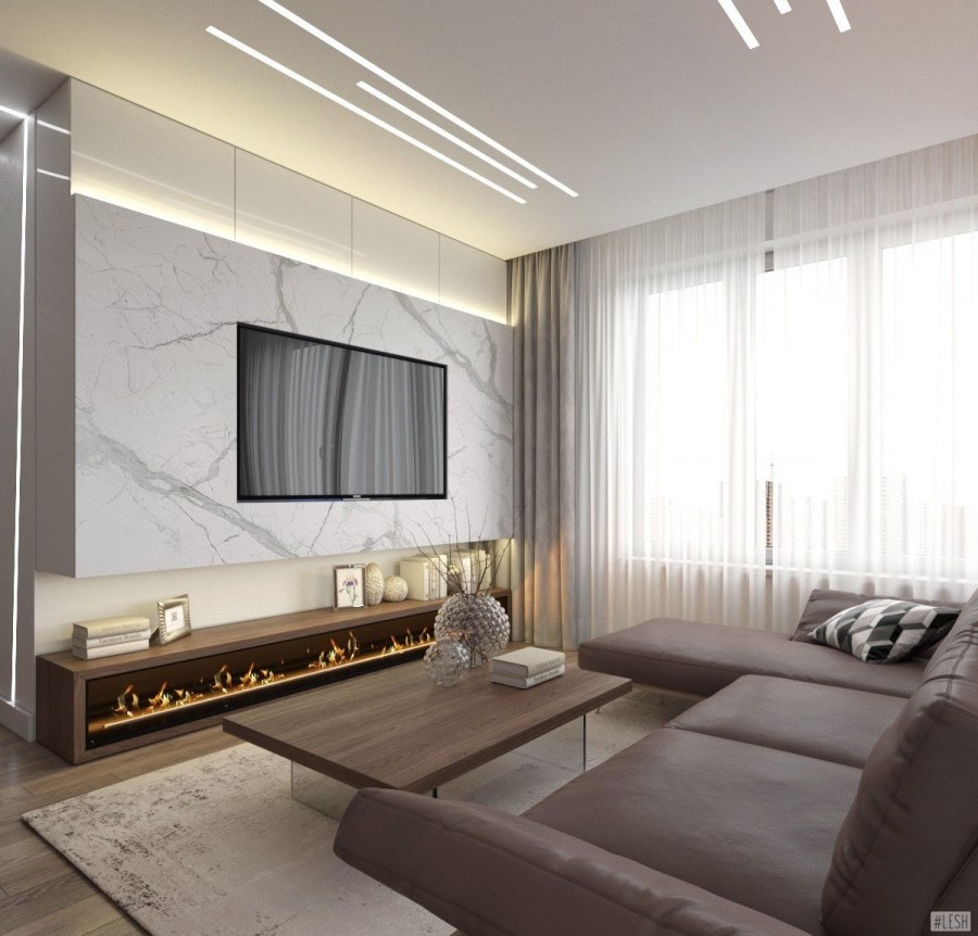 Интерьер гостиной в стиле Минимализм