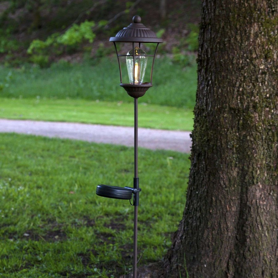 Лампочки Эдисона на солнечной батареи