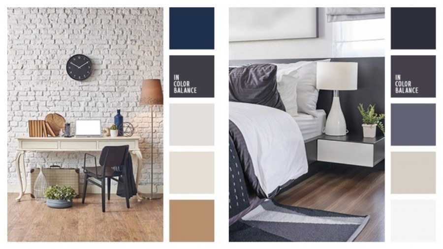 Палитра сочетания серого цвета в интерьере