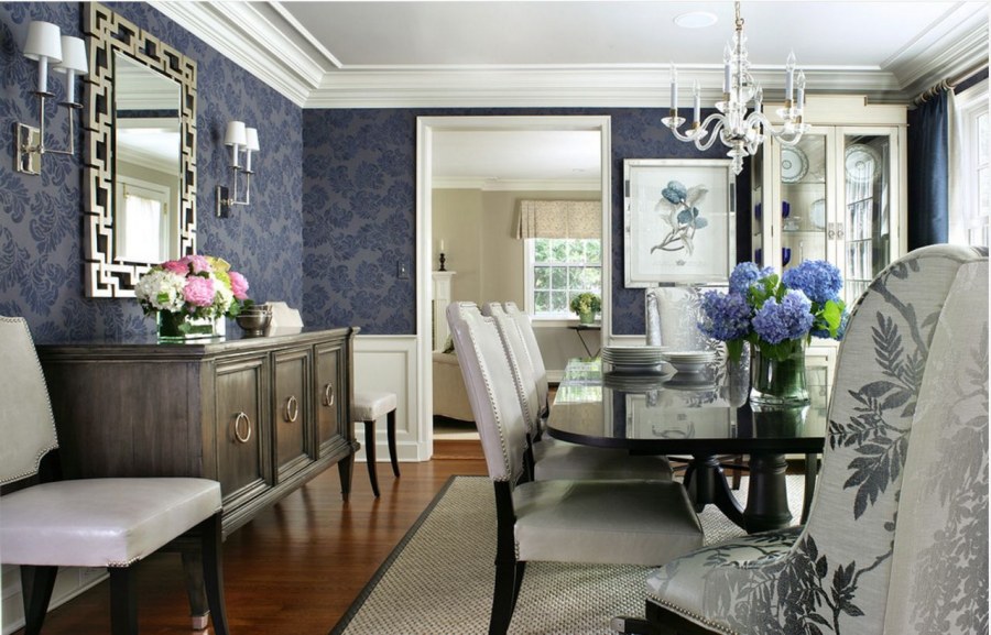 Цветы в классическом интерьере