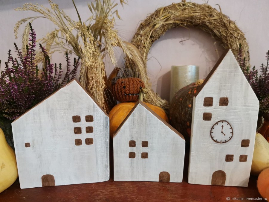 Деревянные домики интерьерные