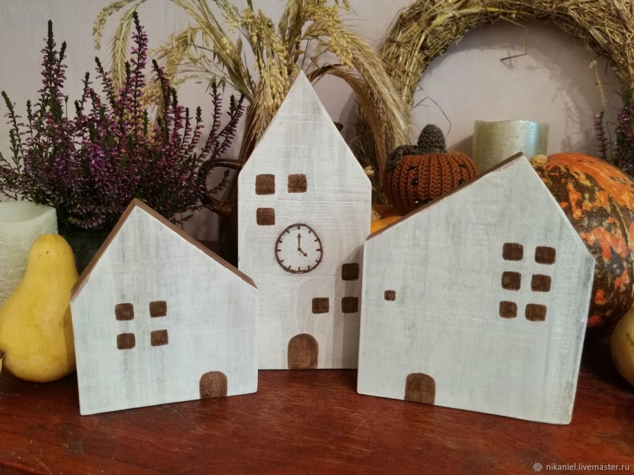 Деревянные домики интерьерные