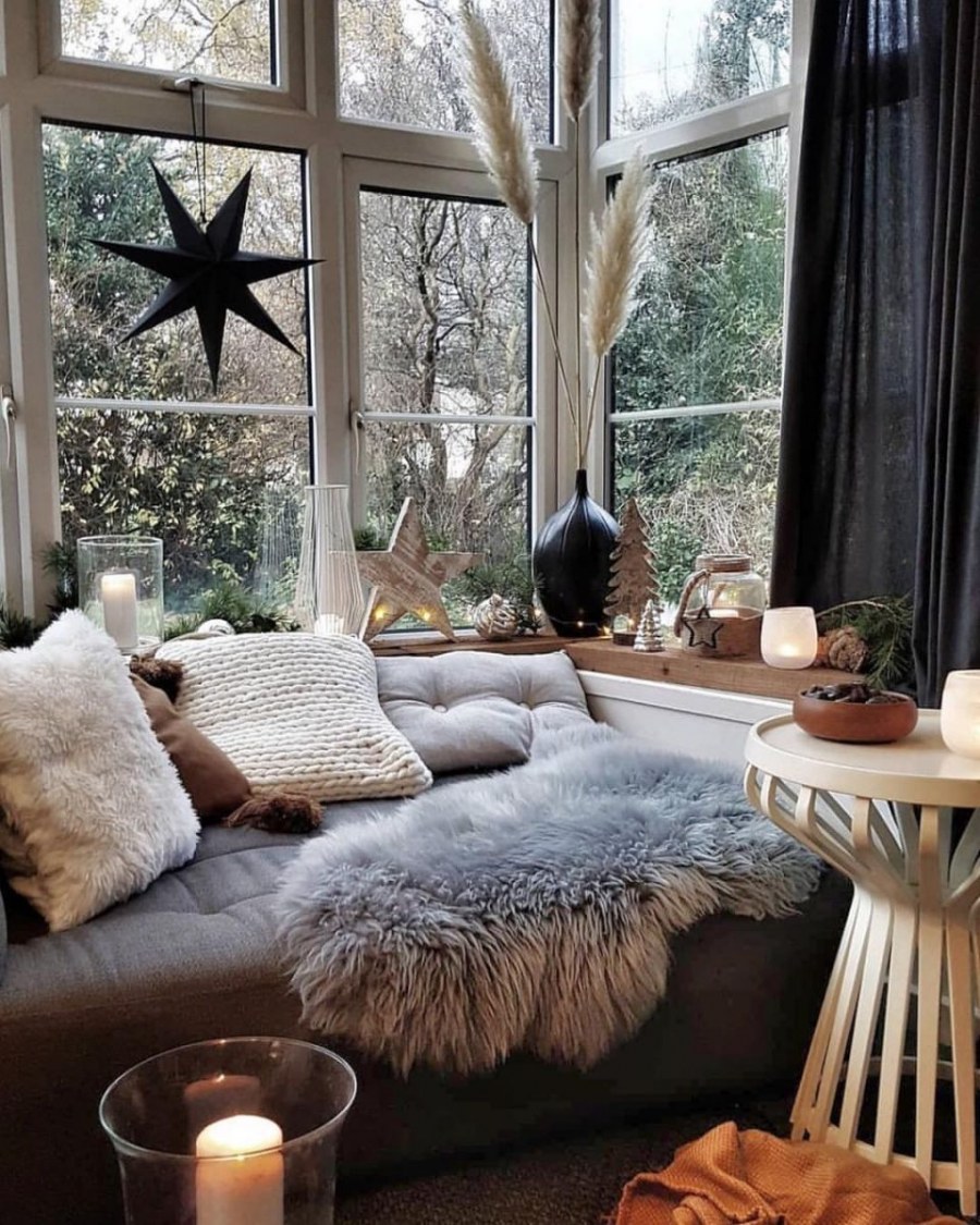 Хюгге интерьер окно