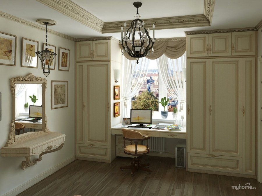 Спальня кабинет в стиле Прованс