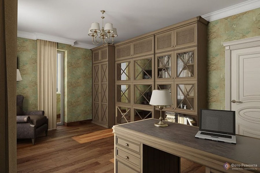 Кабинет в стиле Прованс