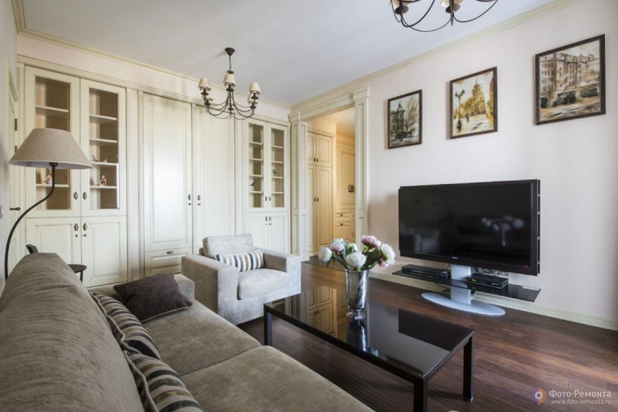 Однокомнатная квартира в американском стиле