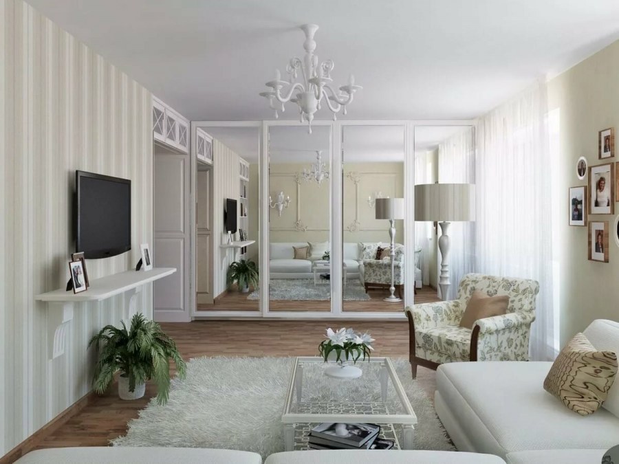 Маленькая гостиная современная классика