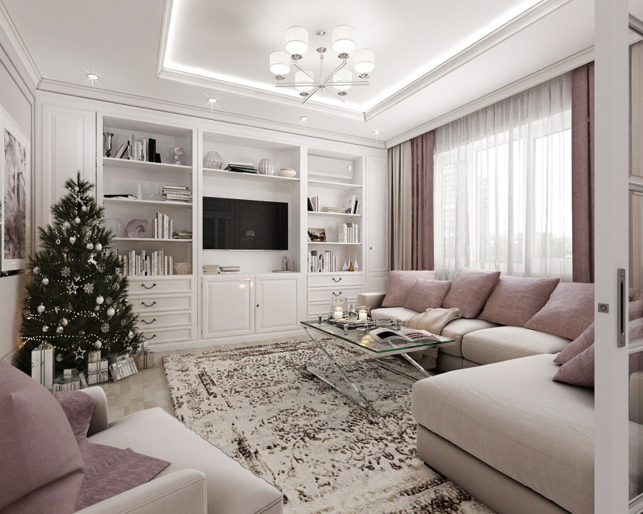 3 Комнатная квартира в стиле современной классики