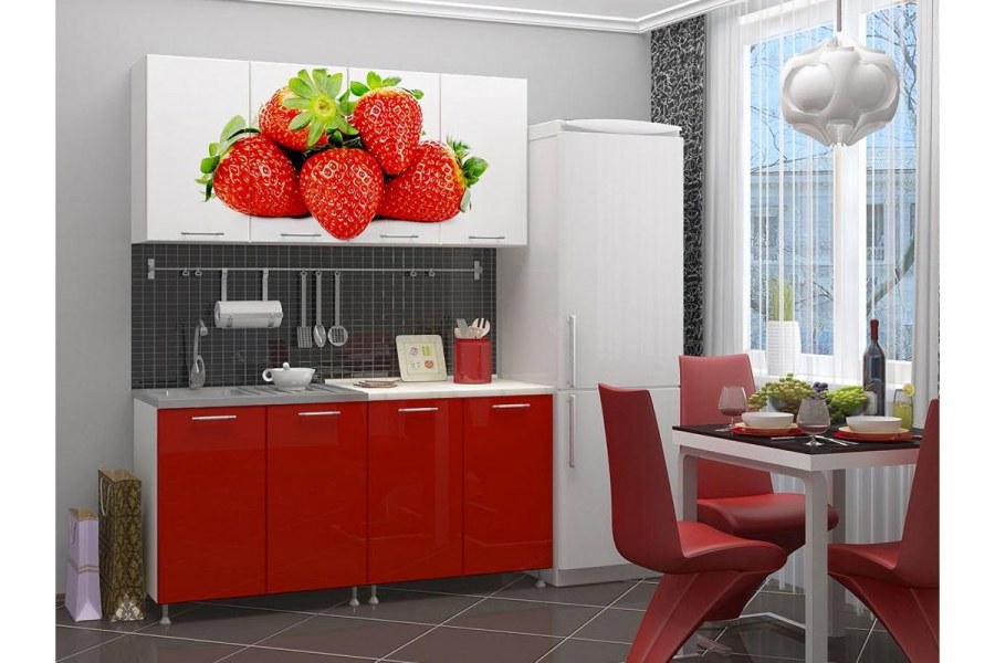 Кухня миф Астра белый, Антарес фотопечать 1,4м