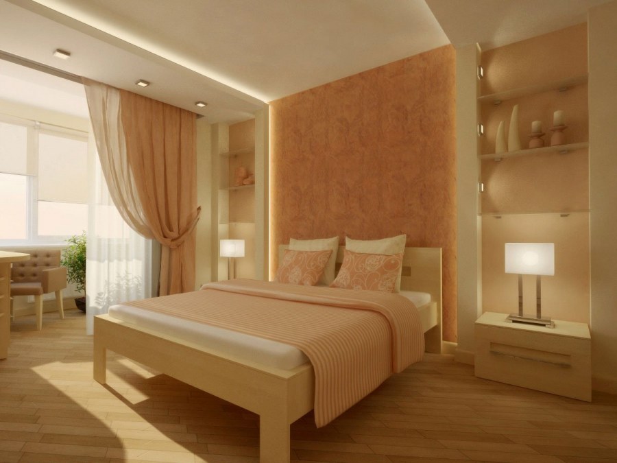 Персиковая спальня