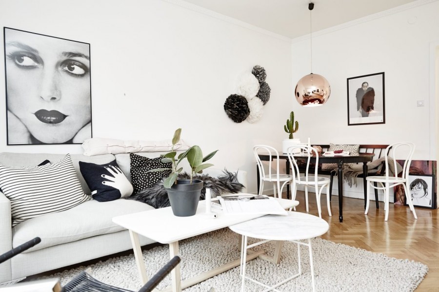 Постеры для гостиной в скандинавском стиле