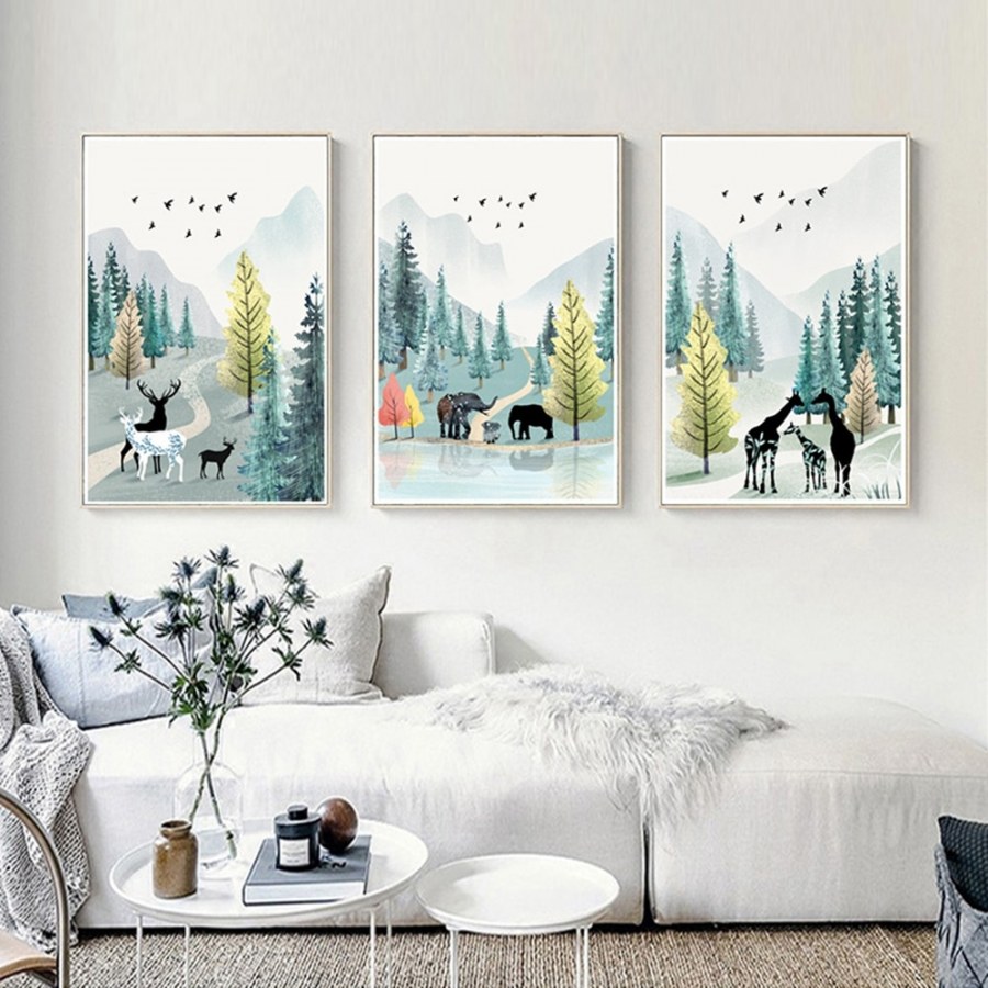 Постер для интерьера в стиле Сканди