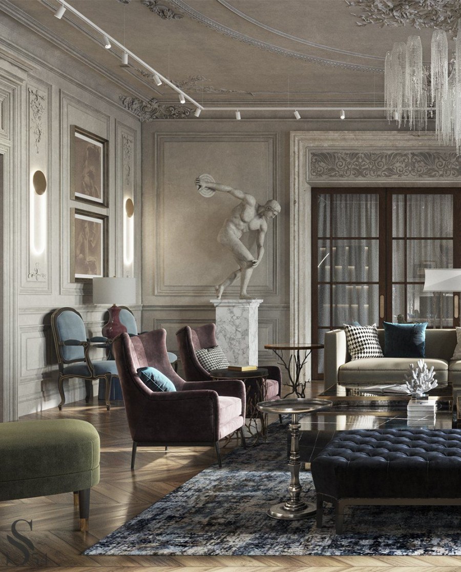 Георгианский стиль интерьера в Англии 18 века