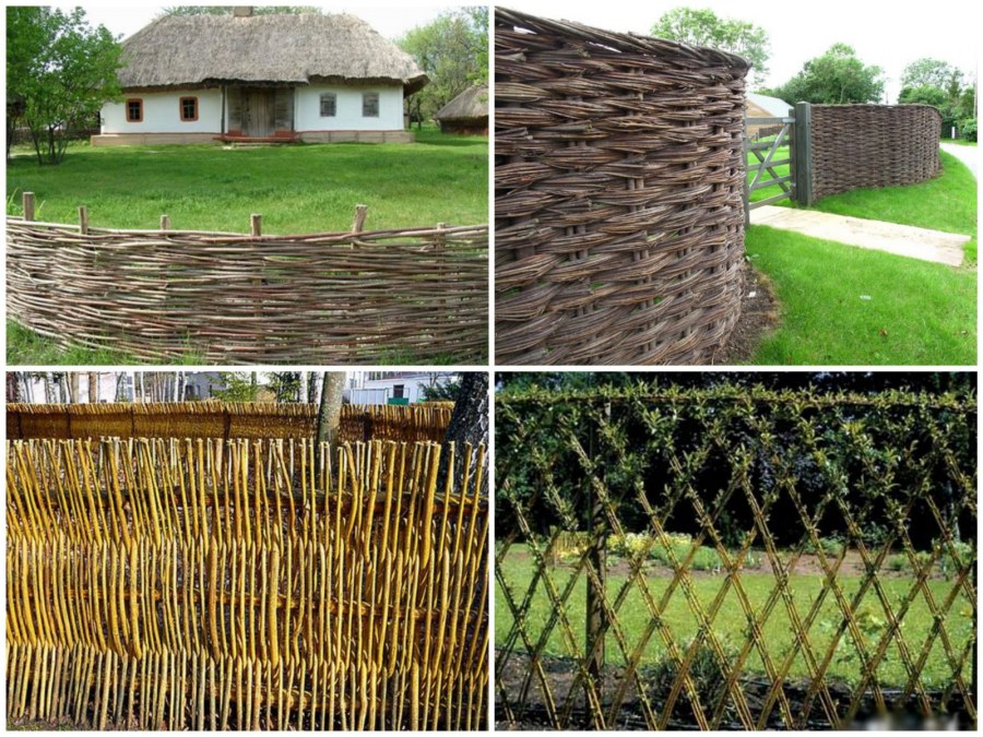 Забор из прутьев