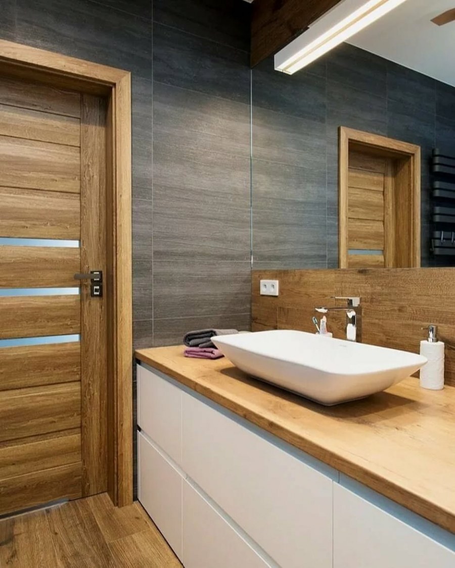 Ванная комната под дерево