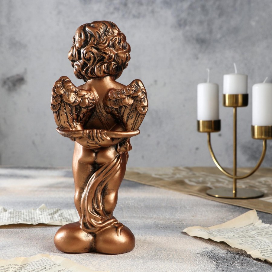 Херувим ангел бронза