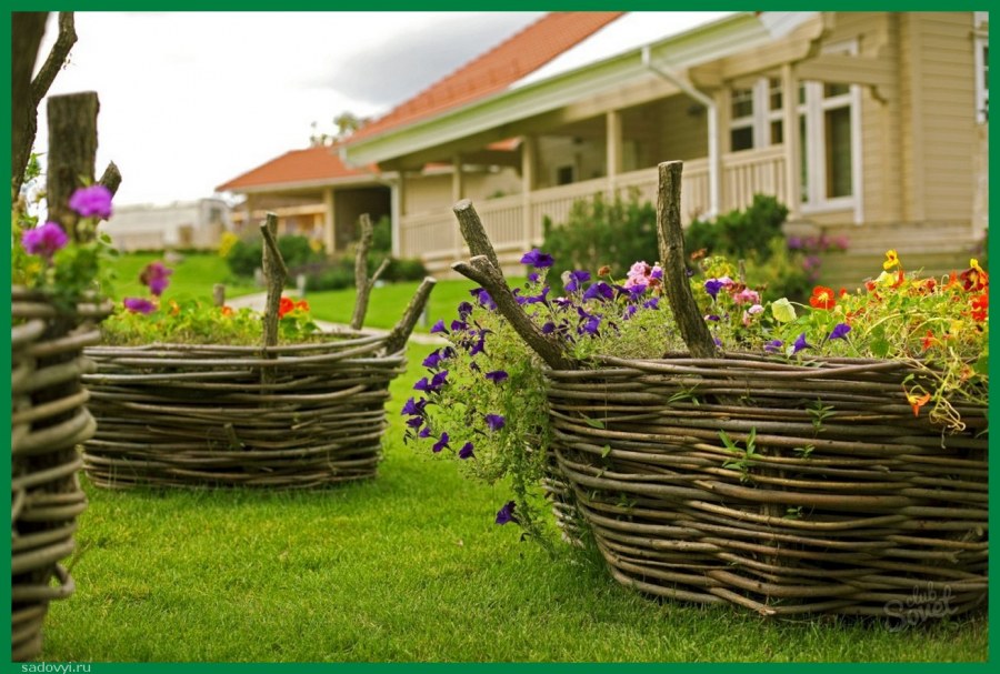 Сад Кантри плетень