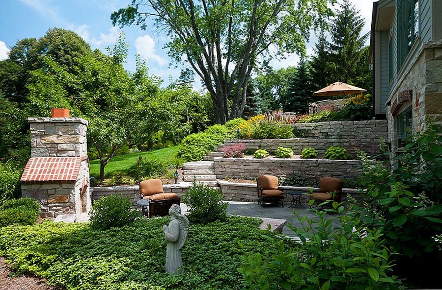 Ландшафт в деревне