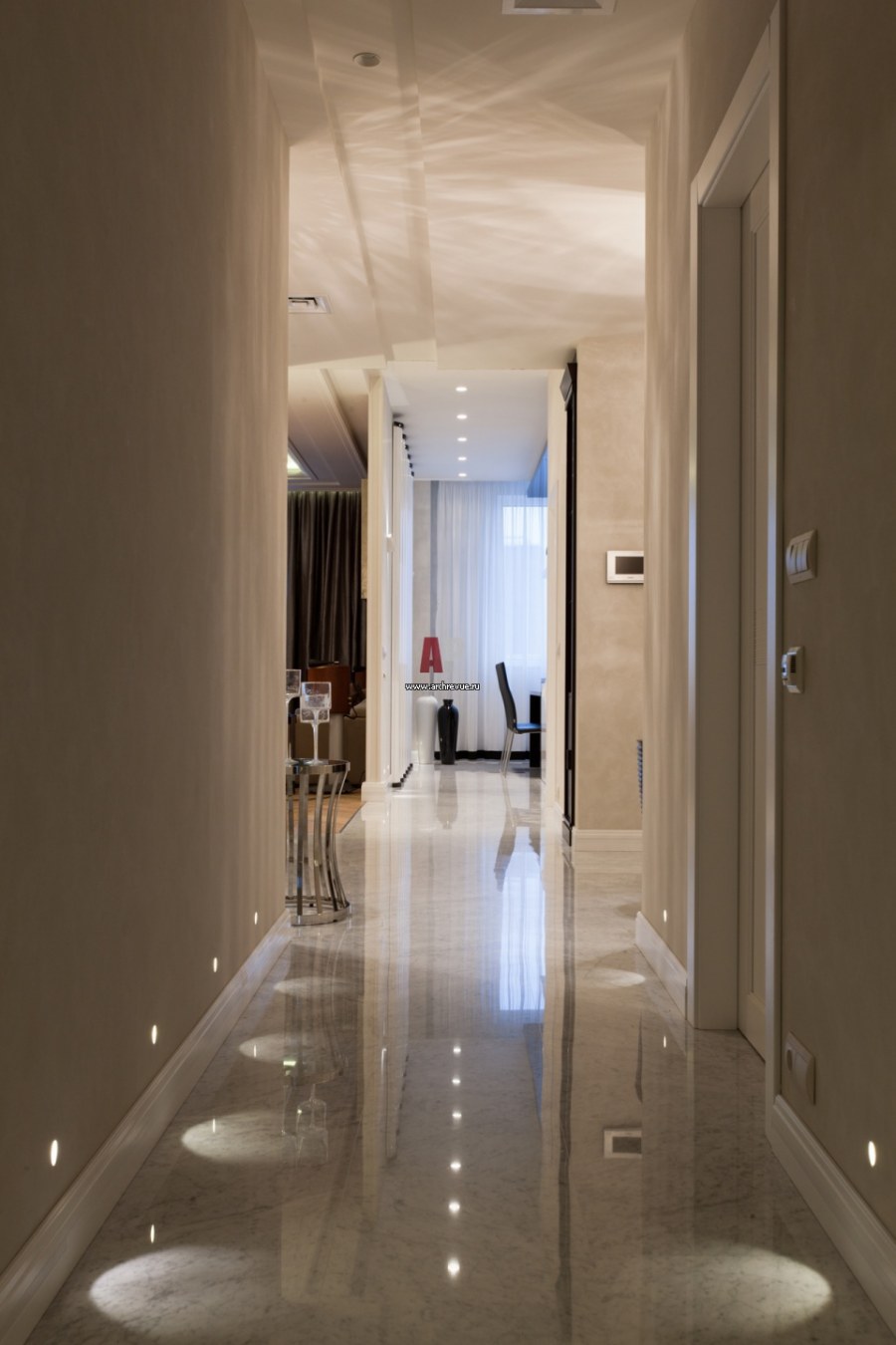 Цветное освещение в интерьере