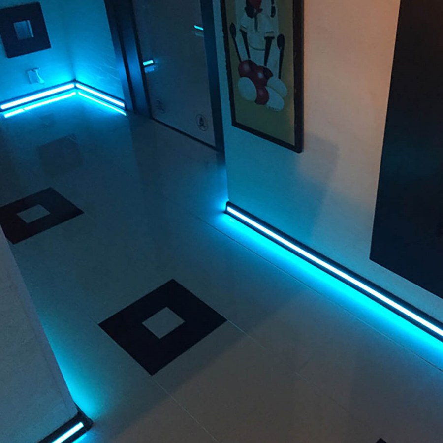 Подсветка в гостиной