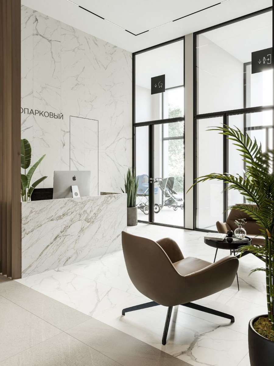 Интерьер трехкомнатной квартиры 55 кв