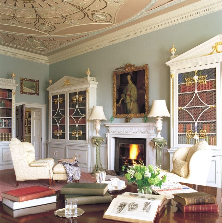 Особняк георгианский стиль интерьер