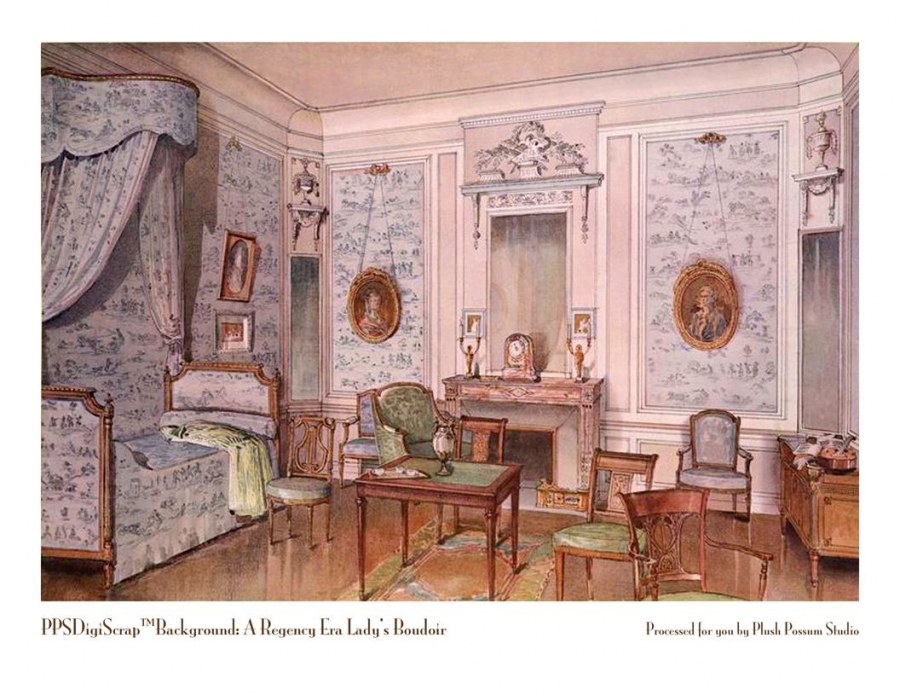 Спальня 17 века дворянин