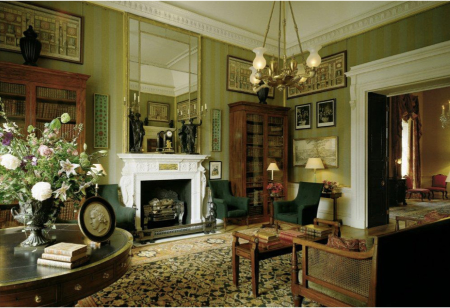 Особняк георгианский стиль интерьер