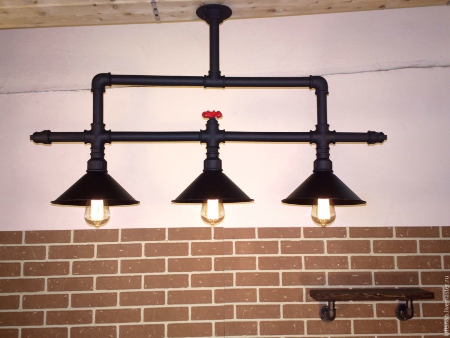 Люстра потолочная лофт Индастриал