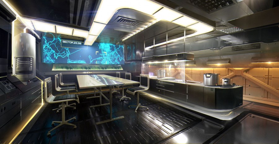 Sci Fi гостиная