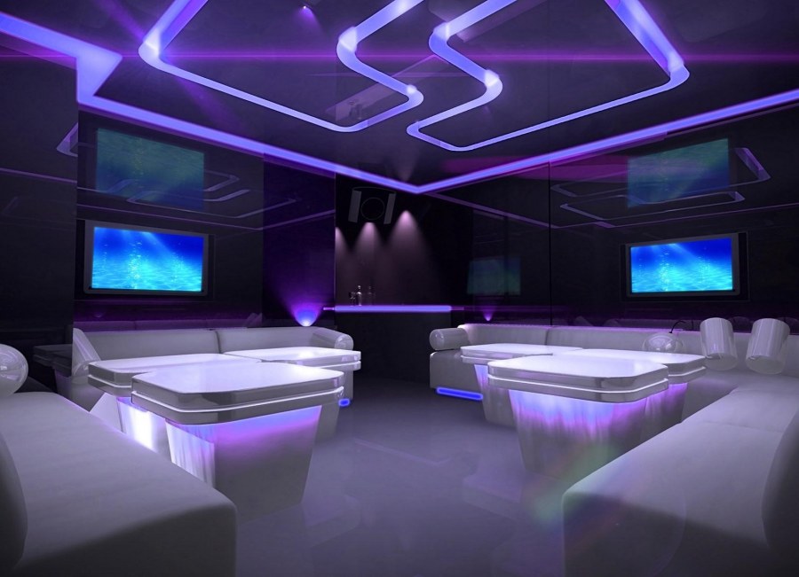 Светодиодная лента интерьеры ресторан